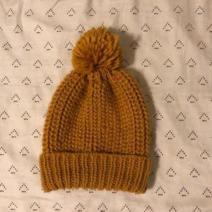Mustard Zara beanie